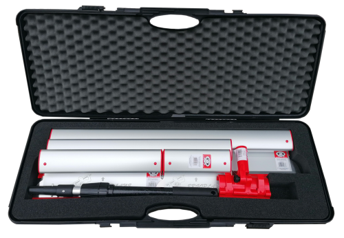 Olejnik Szpachla do gładzi 0,5 Zestaw 25 40 60 80 Adapter Teleskop Walizka 