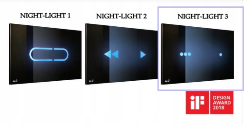 przycisk do spłuczek biały