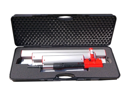 Olejnik Szpachla do gładzi 0,3 Zestaw 40 60 80 Adapter Teleskop Walizka