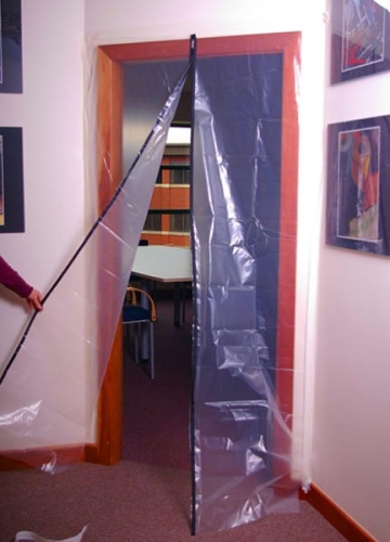 Drzwi foliowe Przeciwpyłowe Kurtyna