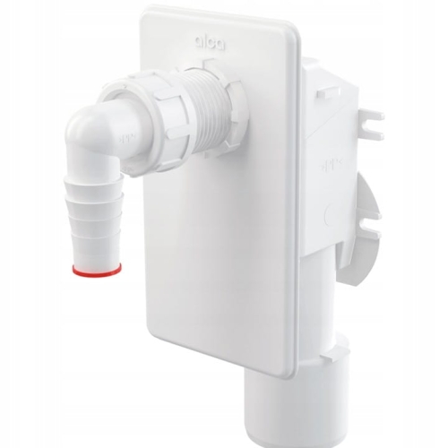 Syfon pralkowy kątowy podtynkowy PRZYŁĄCZE BIAŁY APS4