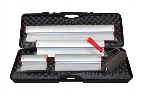 Zestaw szpachli aluminiowych 0,3 OLEJNIK wałek 