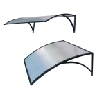 Daszek nad drzwi modułowy 104x80 PLASTLINE Grafit