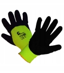 Rękawice Robocze Zimowe Grube R.9 XL Latex Ocieplane Dziana 417BOA