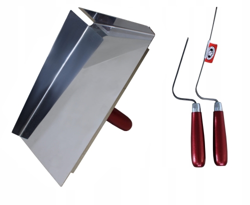 Przyrząd do fugowania klinkieru Kielnia + Spoinówki 10 12 mm Drewno Olejnik