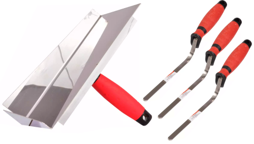 Przyrząd do fugowania klinkieru gumowy dwukomponentowy + 3 spoinówki 8mm 10mm 12mm