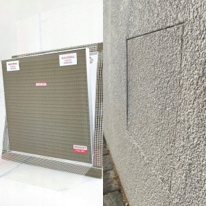 Drzwiczki rewizyjne elewacyjne pod strukturę